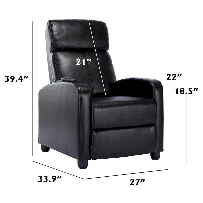 Versatile Push-Back Recliners for Your Living Room