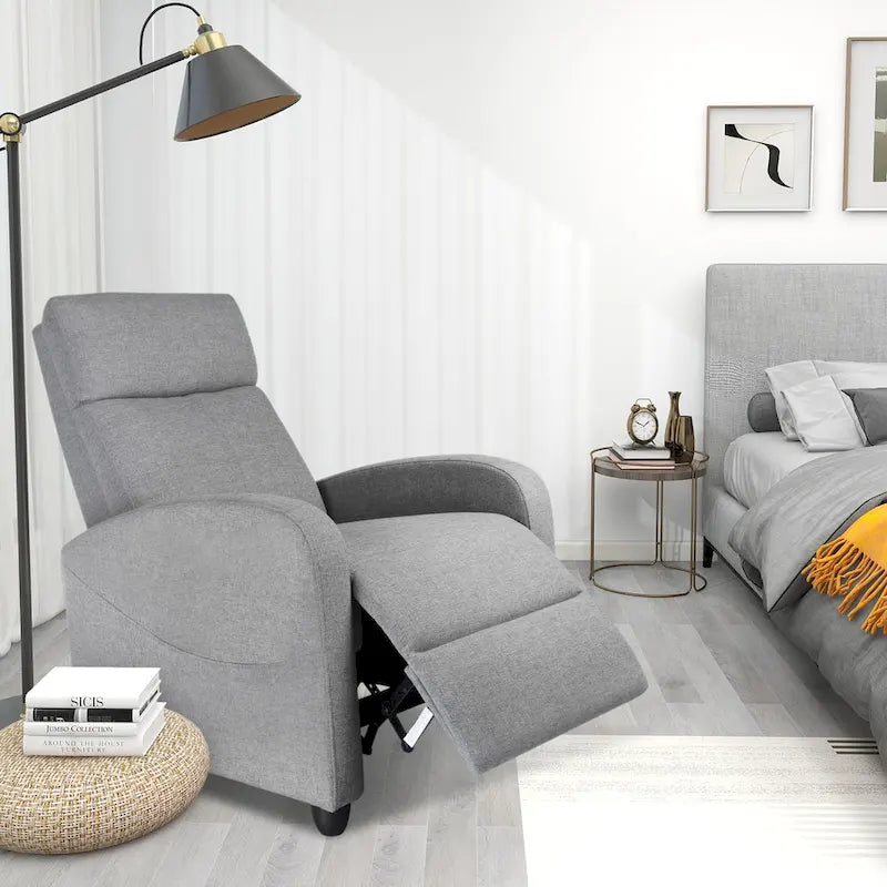 Versatile Recliner Chair with 8 Massage Settings and Lumbar Support for Ultimate Relaxation and Home Theater Experience