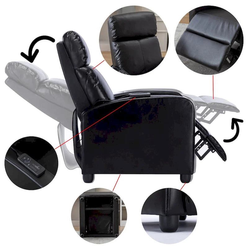 Versatile Push-Back Recliners for Your Living Room