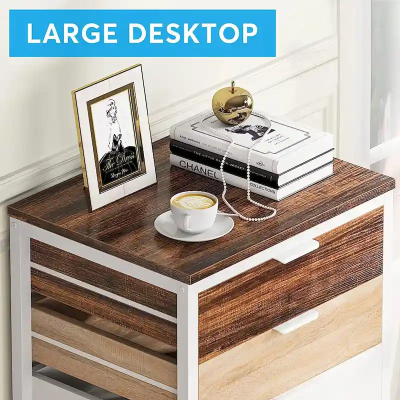 Wooden Storage Cabinet Organizer with 5 and 7 Drawer Options