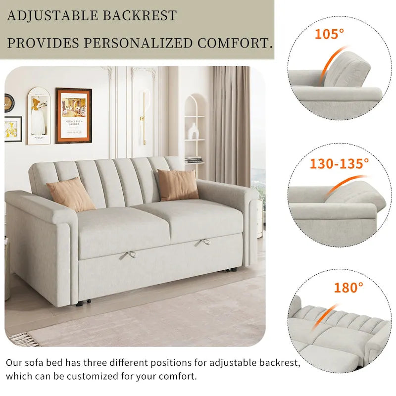 Versatile Soft Cushion Sofa Bed