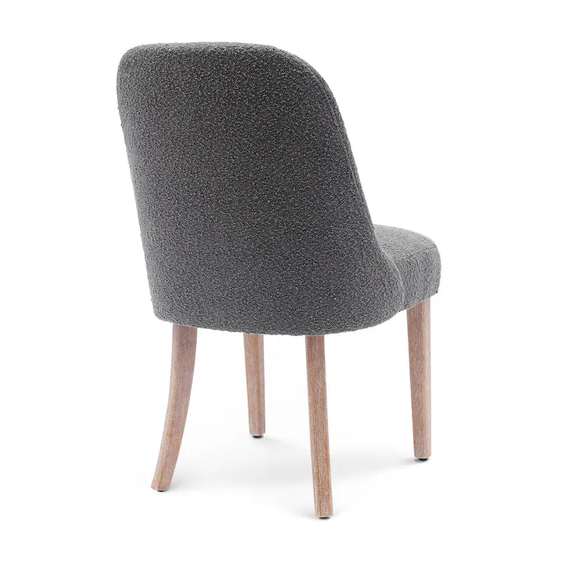 Water and Stain Resistant Boucle Polyester Side Chair