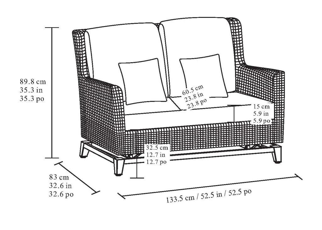 Agio 5-piece Fire Outdoor Seating Set