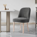 Water and Stain Resistant Boucle Polyester Side Chair