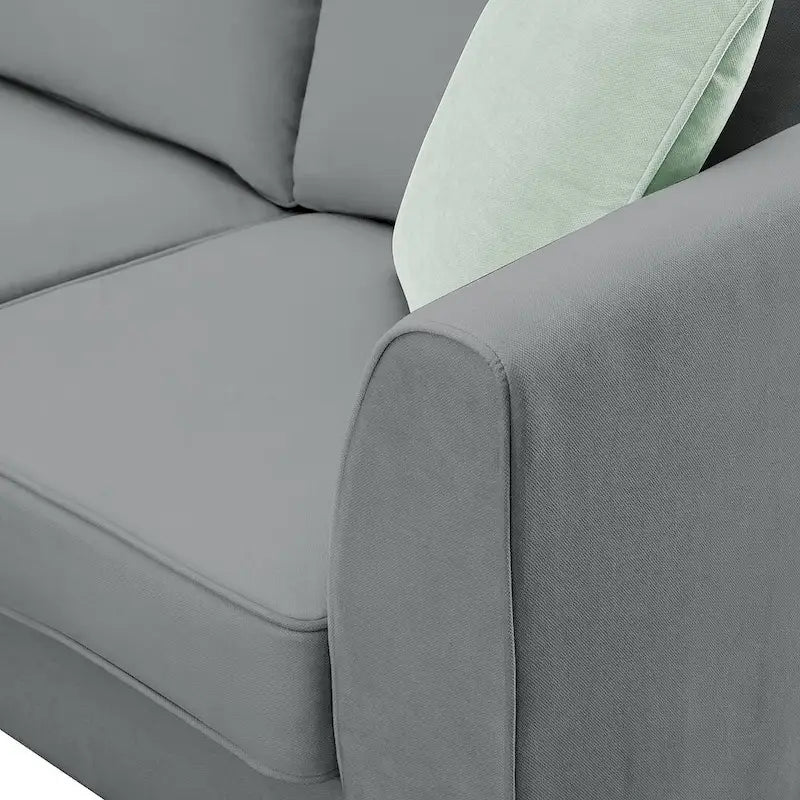 Versatile Reversible Sectional Sofa with Ottoman - Flexible Combination Module