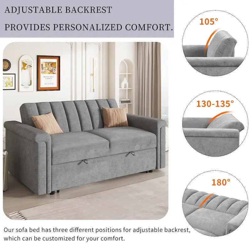 Versatile Soft Cushion Sofa Bed