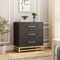 Wooden 3-Drawer Dresser Chest
