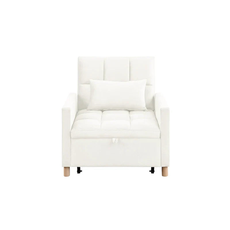 Versatile Sleeper Chair with Removable Pillow