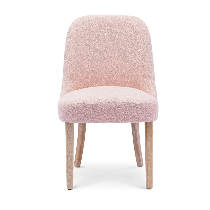 Water and Stain Resistant Boucle Polyester Side Chair
