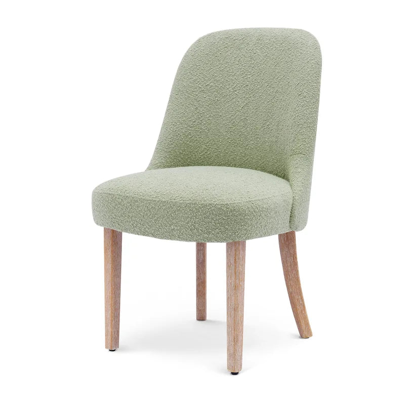 Water and Stain Resistant Boucle Polyester Side Chair