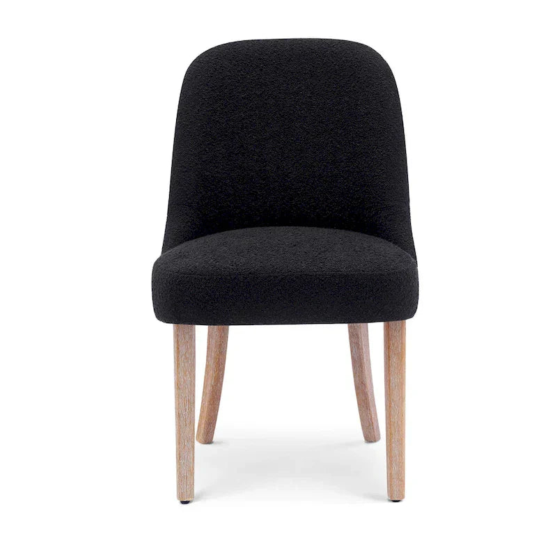 Water and Stain Resistant Boucle Polyester Side Chair