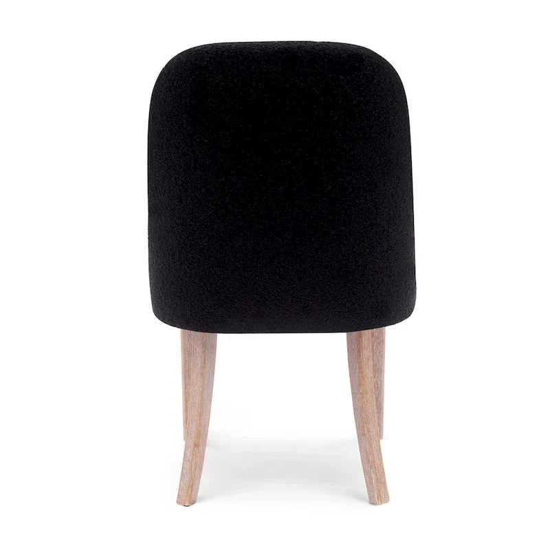 Water and Stain Resistant Boucle Polyester Side Chair