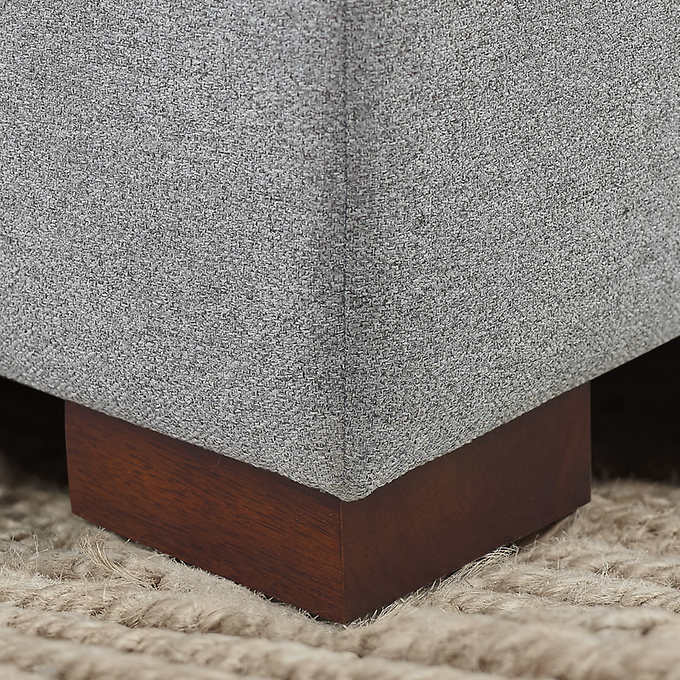 Thomasville Langdon Fabric Sectional with Storage Ottoman