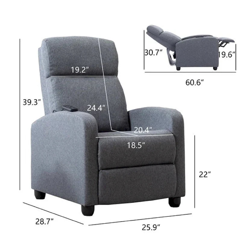 Versatile Push-Back Recliners for Your Living Room