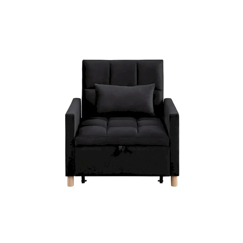 Versatile Sleeper Chair with Removable Pillow