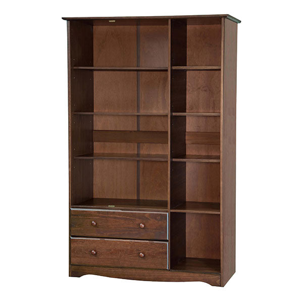 100% Solid Wood Grand Wardrobe Armoire - Mocha