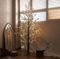 Éclairage préliminaire Faux Noway Guirlande de sapin de Noël 6FT 126 LED blanc chaud pour décoration intérieure et extérieure