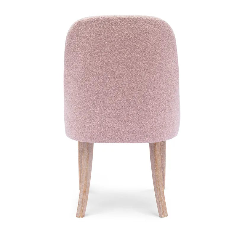 Water and Stain Resistant Boucle Polyester Side Chair