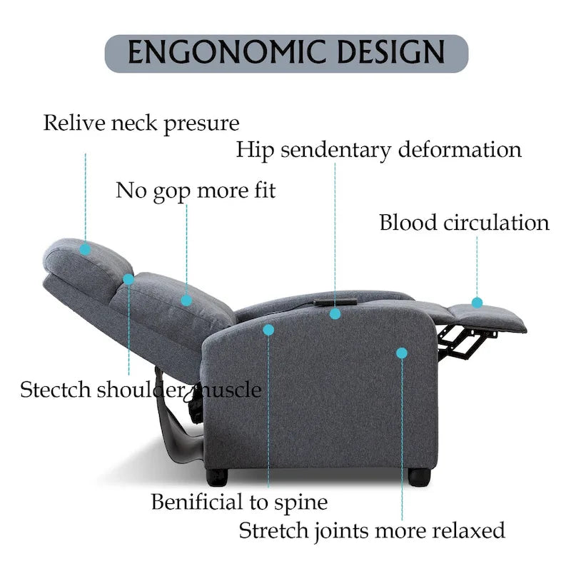 Versatile Push-Back Recliners for Your Living Room