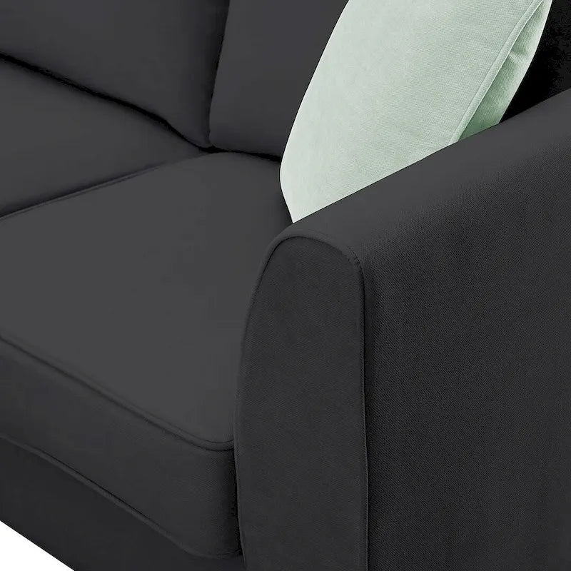 Versatile Reversible Sectional Sofa with Ottoman - Flexible Combination Module