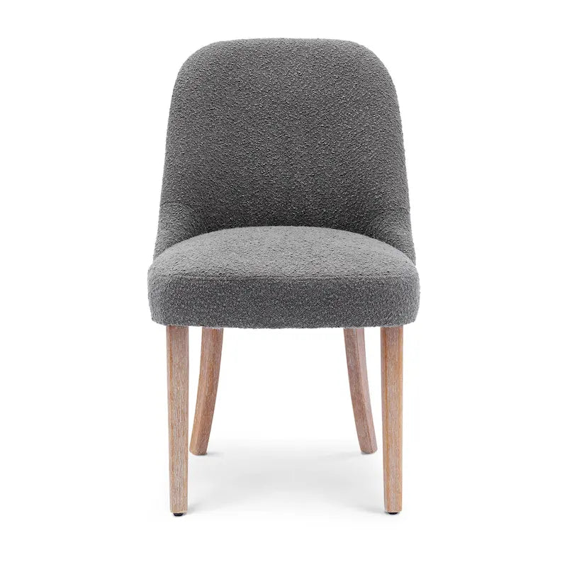 Water and Stain Resistant Boucle Polyester Side Chair