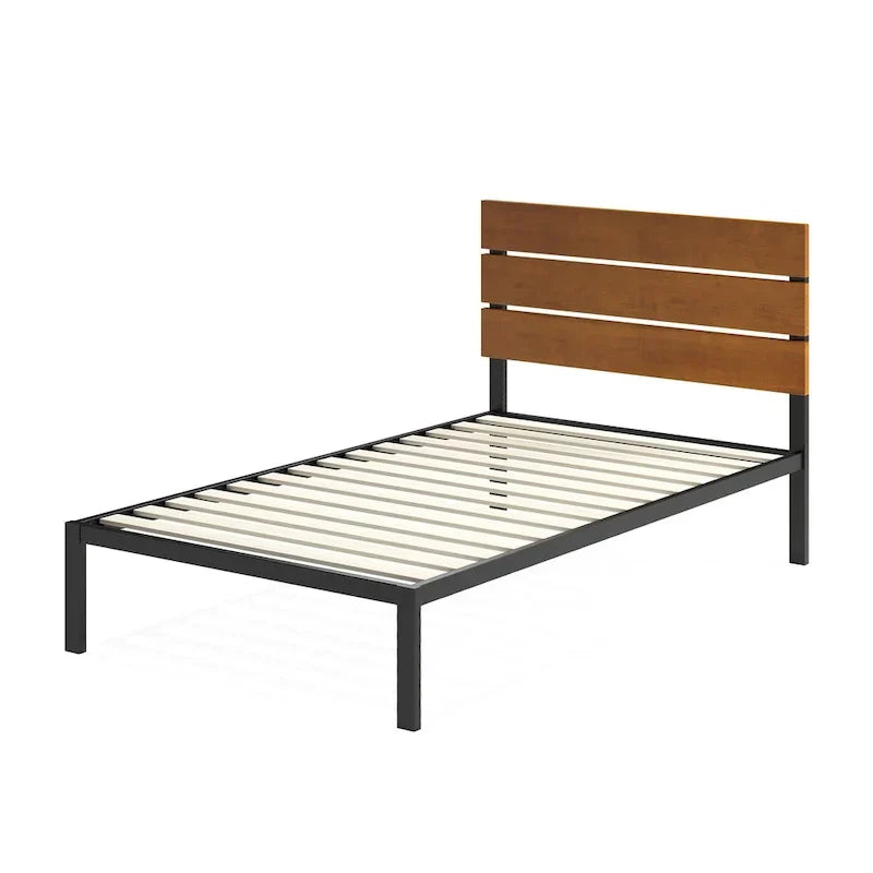 ZINUS Priage Black Metal Platform Bed Frame
