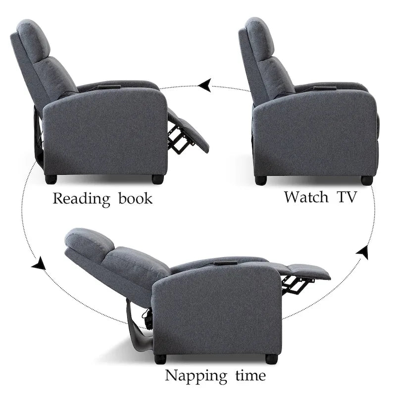 Versatile Push-Back Recliners for Your Living Room