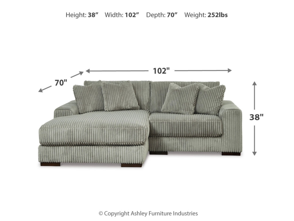 Facing Corner Chaise 2 Pc Sectional