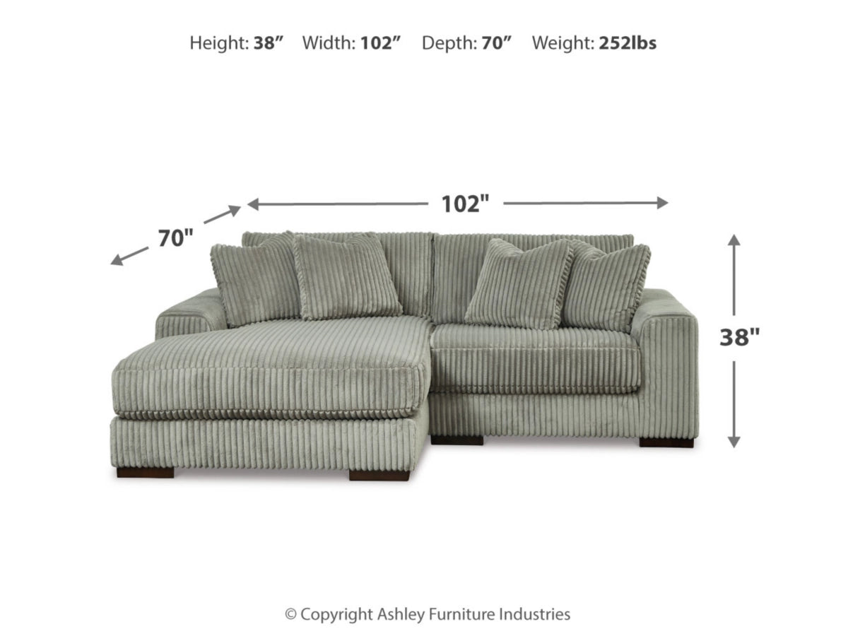 Facing Corner Chaise 2 Pc Sectional