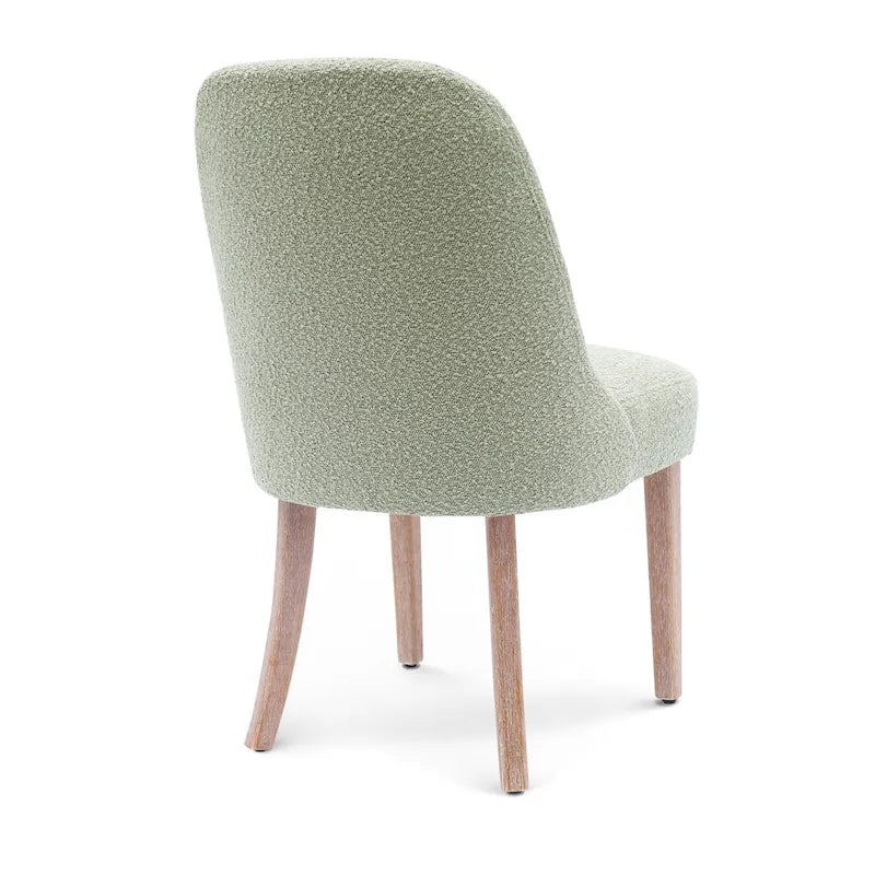 Water and Stain Resistant Boucle Polyester Side Chair