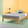 Zinus Priage 14-Inch Solid Wood Platform Bed in Natural Finish
