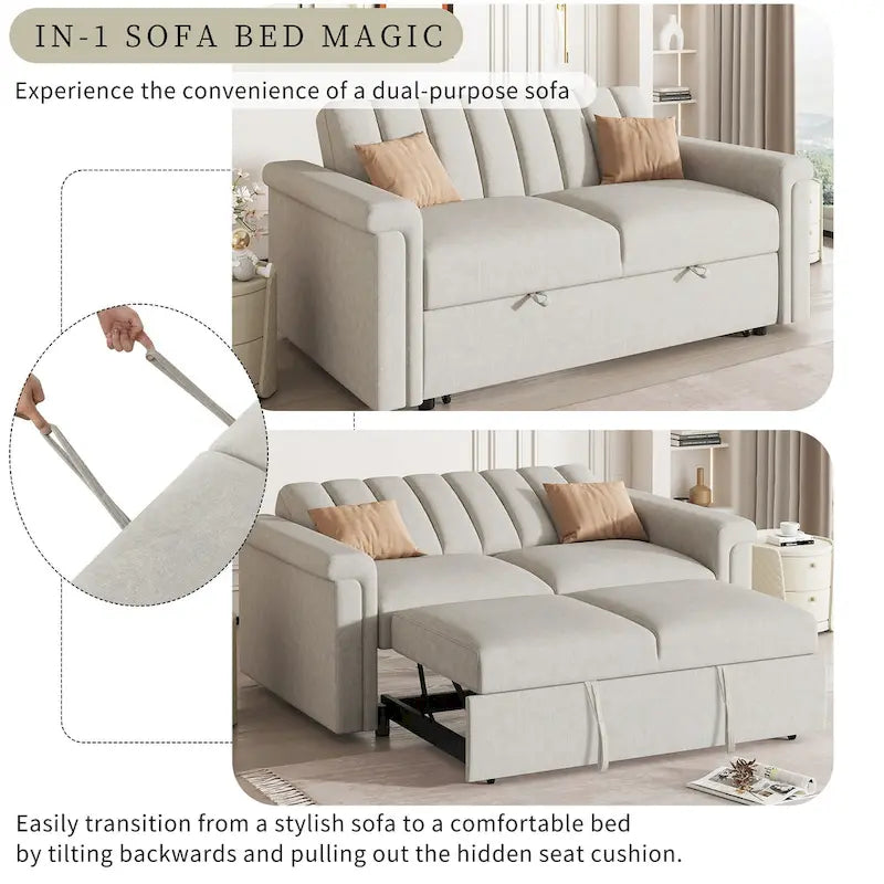 Versatile Soft Cushion Sofa Bed