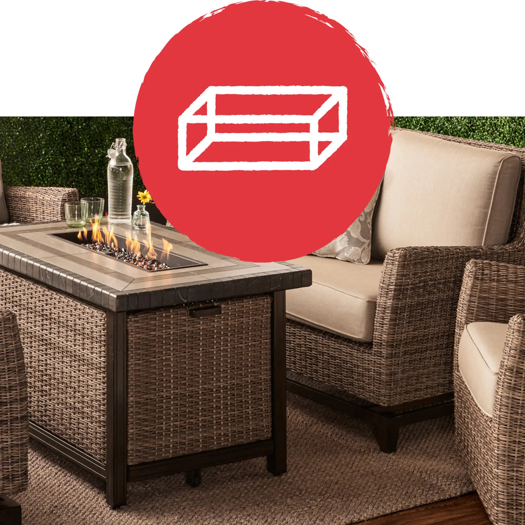 Agio 5-piece Fire Outdoor Seating Set